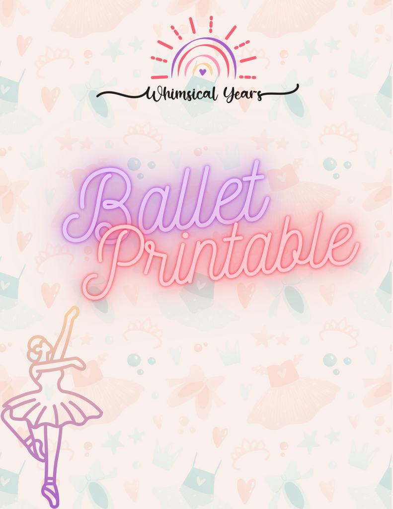 Ballet Free Printable!