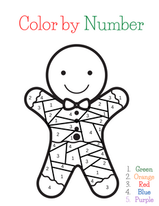 Color by Number Holiday Edition!