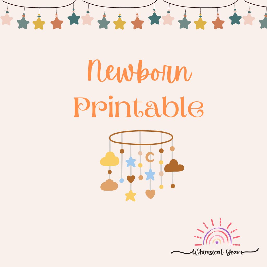 Newborn baby tracking free printable!