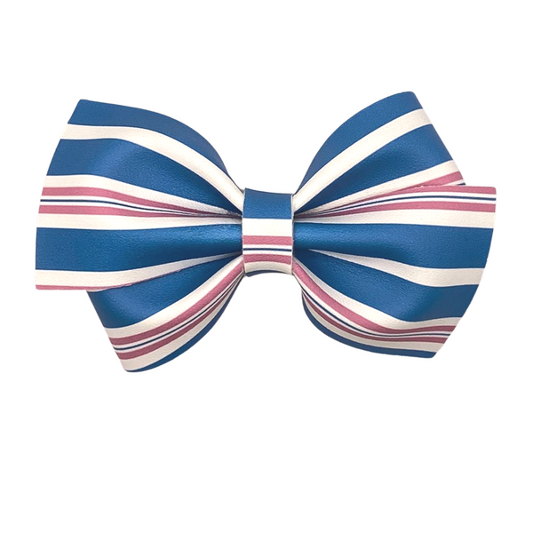 Hospital Newborn Bow 2 Vegan Leather Bow