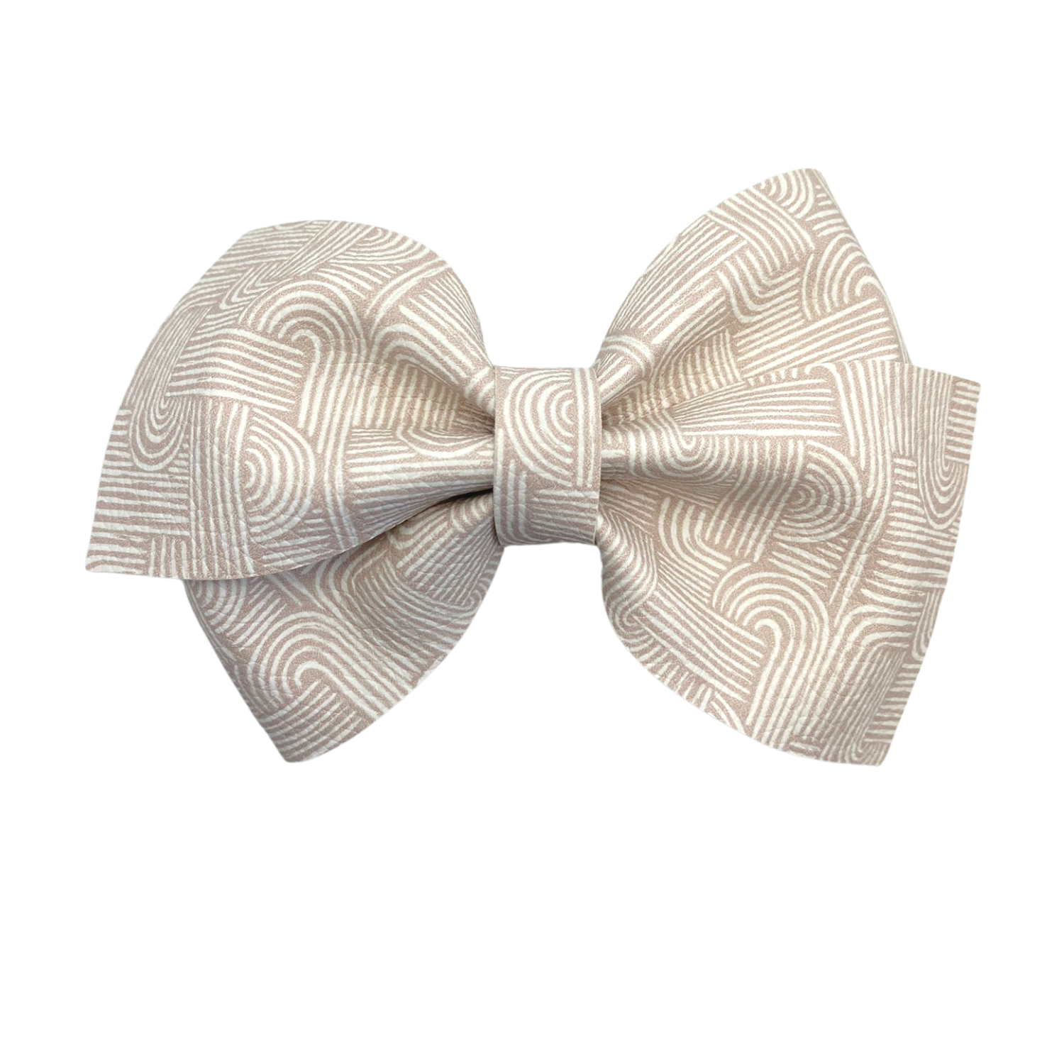 Neutral Art Vegan Leather Bow