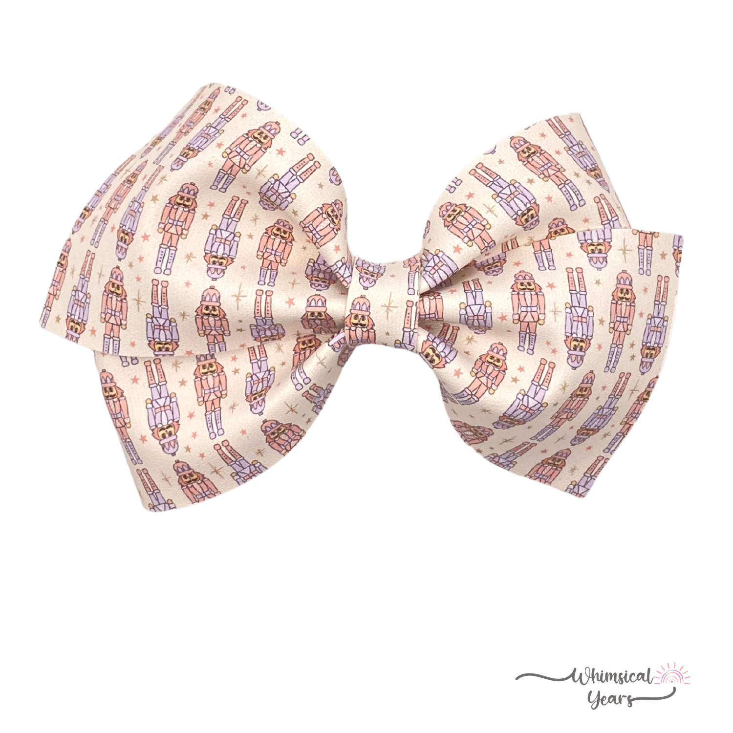 Nutcracker Vegan Leather Bow