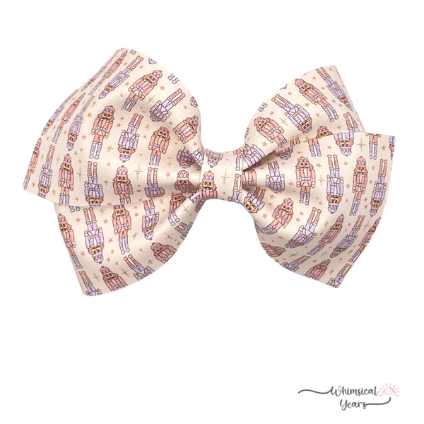 Nutcracker Vegan Leather Bow