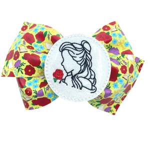 Rose Princess Vegan Leather Bow