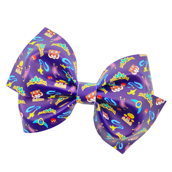 Tiger Crown Princess Vegan Leather Bow