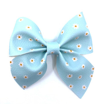 Daisy Vegan Leather Bow