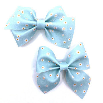 Daisy Vegan Leather Bow