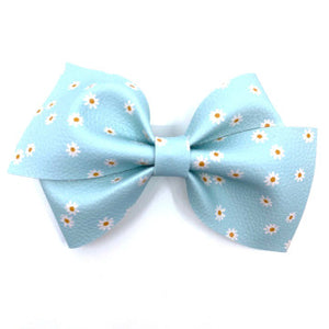 Daisy Vegan Leather Bow