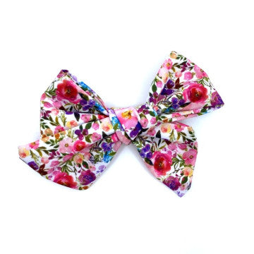 Flower Soft Fabric Bow