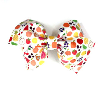 Fruit Vegan Leather Bow