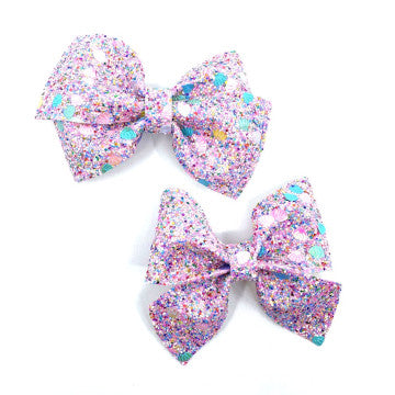 Mermaid Glitter Bow