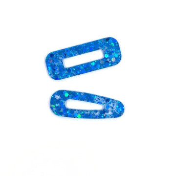 Glitter Resin Clips