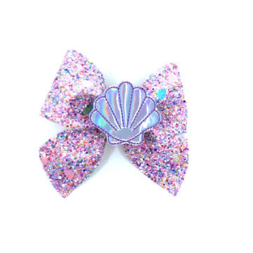 Mermaid Glitter Bow