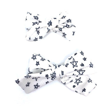 Stars Fabric Bow