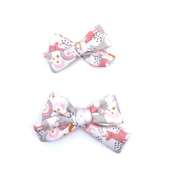 Unicorn Fabric Bow