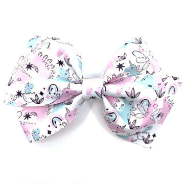 Unicorn Vegan Leather Bow