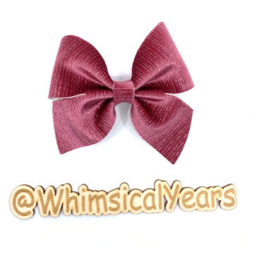 Ruby Red Velvet Bow