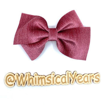 Ruby Red Velvet Bow